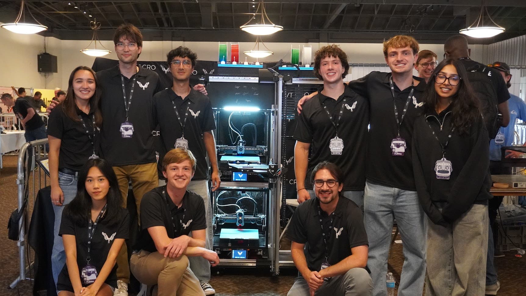 The VT CRO team with WorkCell running at their OpenSauce 2026 exhibit booth