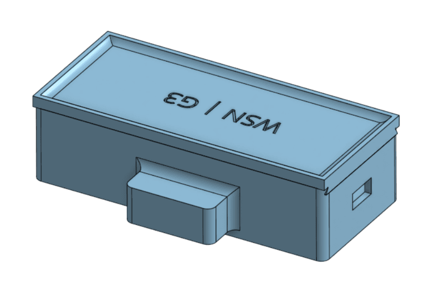 Wireless Sensor Node enclosure — CAD model (WSN | G3)